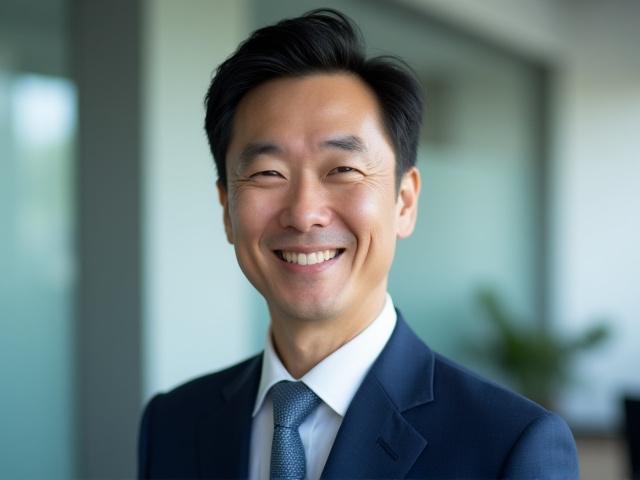 파랑 새길 CEO의 전문적이고 따뜻한 인물 사진